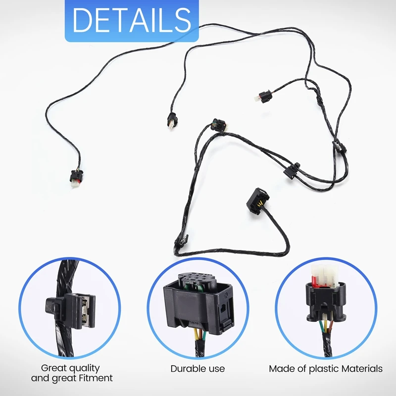 Car Rear Bumper PDC Wiring Reversing Radar Harness 61129244425 For BMW X5 E70 2011-2013 Parking Sensor Wiring Harness