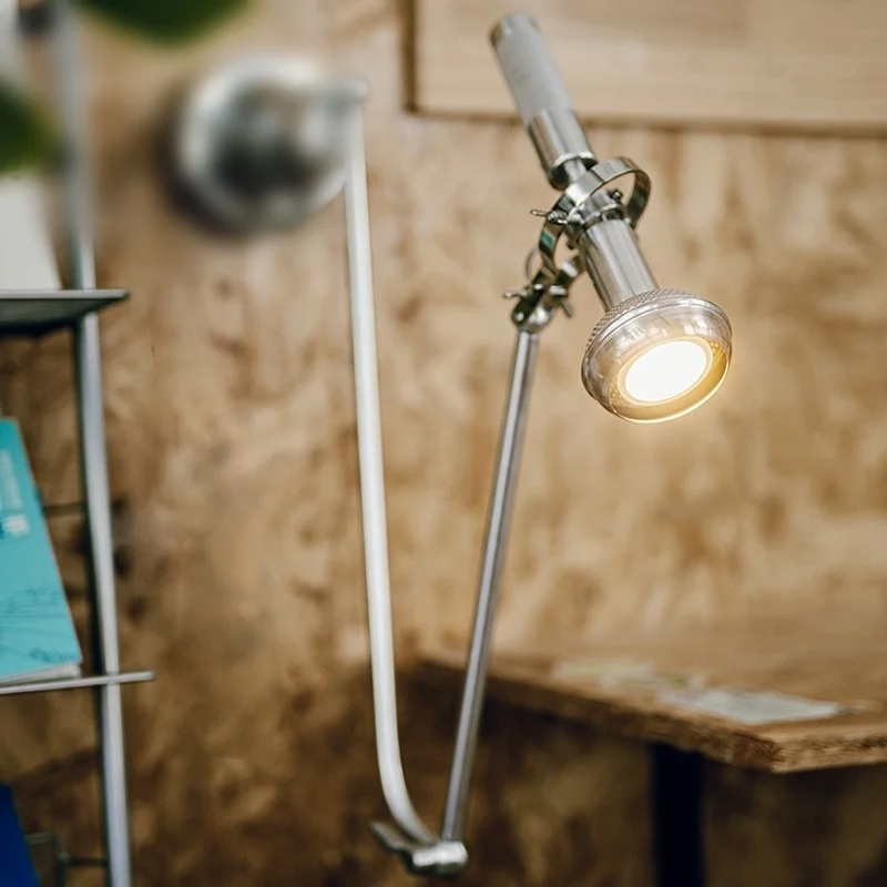 Designer's New Original Design Industrial Style Cast Aluminum Wall Lamp With Adjustable Folding Arm Flashlight