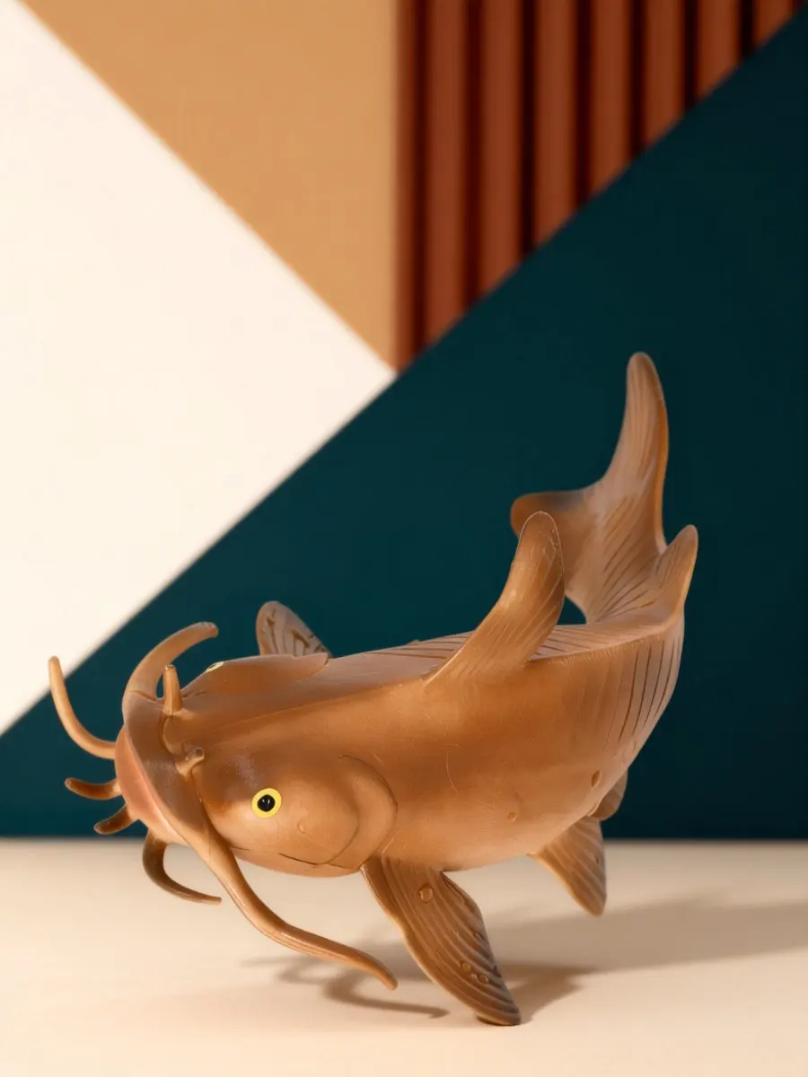 Simulated Catfish Plastic Home Decoration Educational Plaything Creative Kids Lifelike Artificial Fish Desktop Ornament