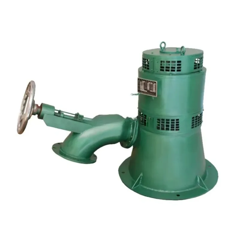 Mini River Hydro Turbine 1.5kw Water Wheel PMG Inclined Jet 220V Small Hydro Generator Low Speed for Water Power Utilization