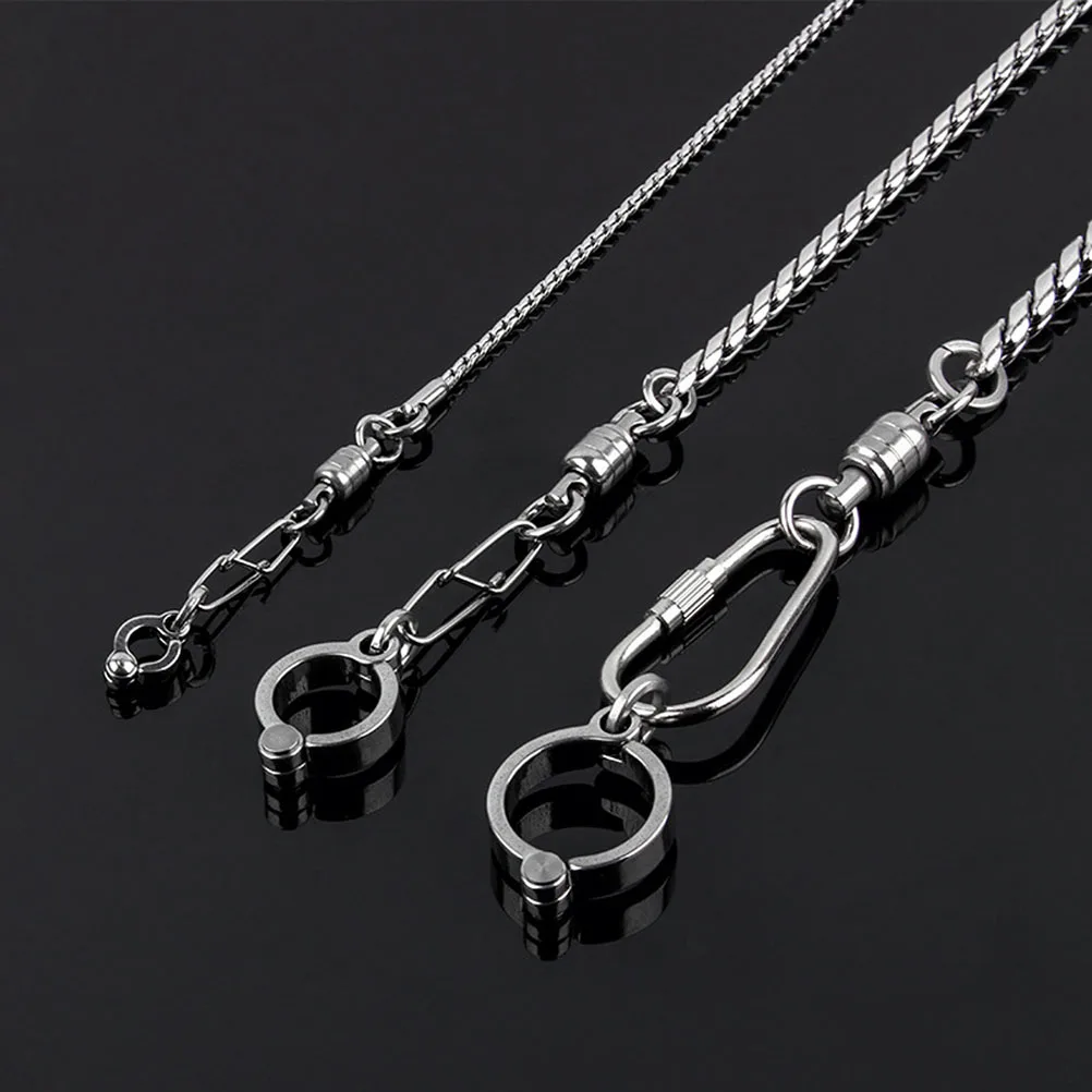 

Stainless Steel Foot Chain Metal Ankle Chain Anti-Off Anklet Durable Ankle Rings for Birds Cockatiels Pet Parrot (Size 4 Thin