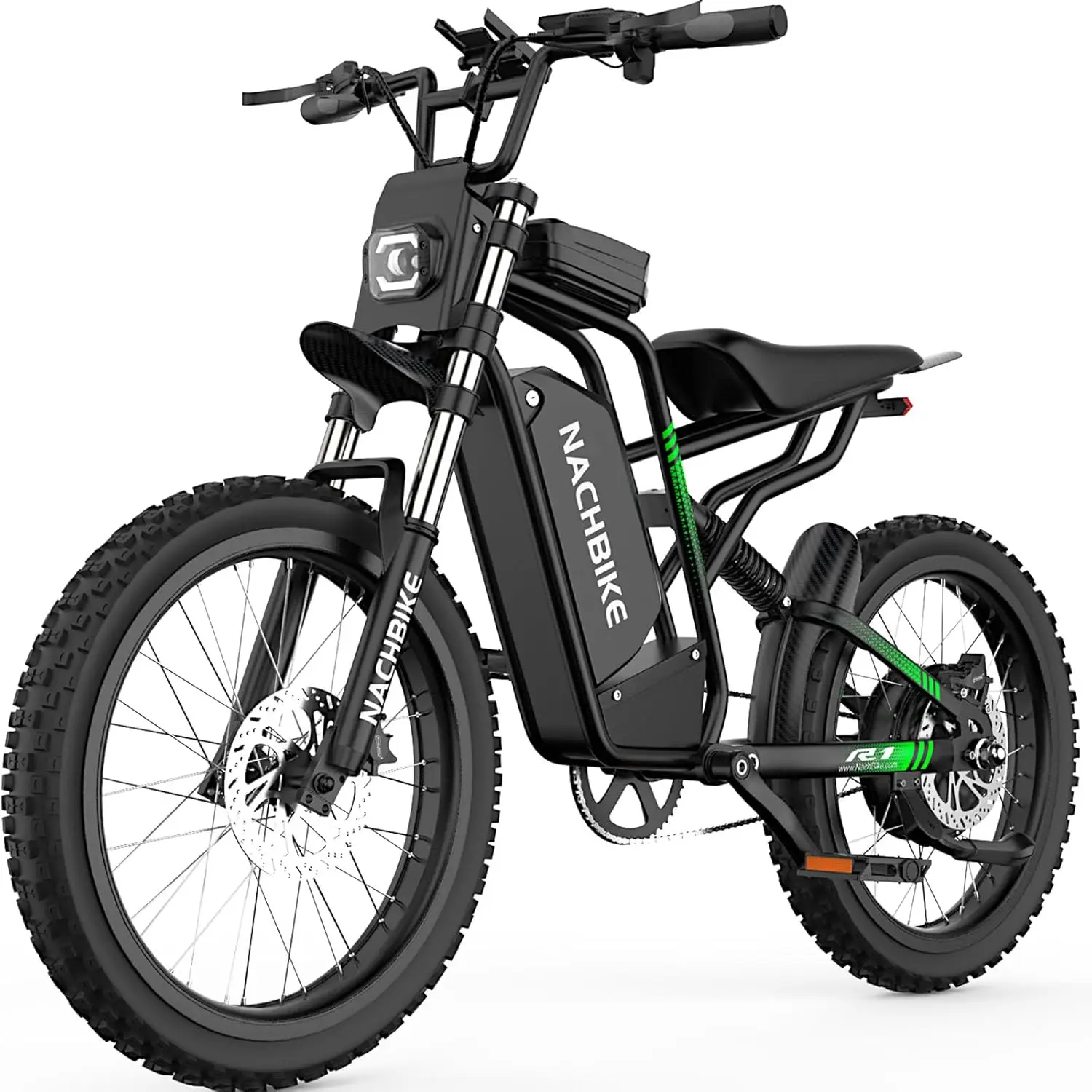 50MPH/40MPH Electric Bike for Adults, 4000W/6000W Electric Dirt Bike with 60V25Ah Battery, Max 50Miles, Dual Hydraulic Brake