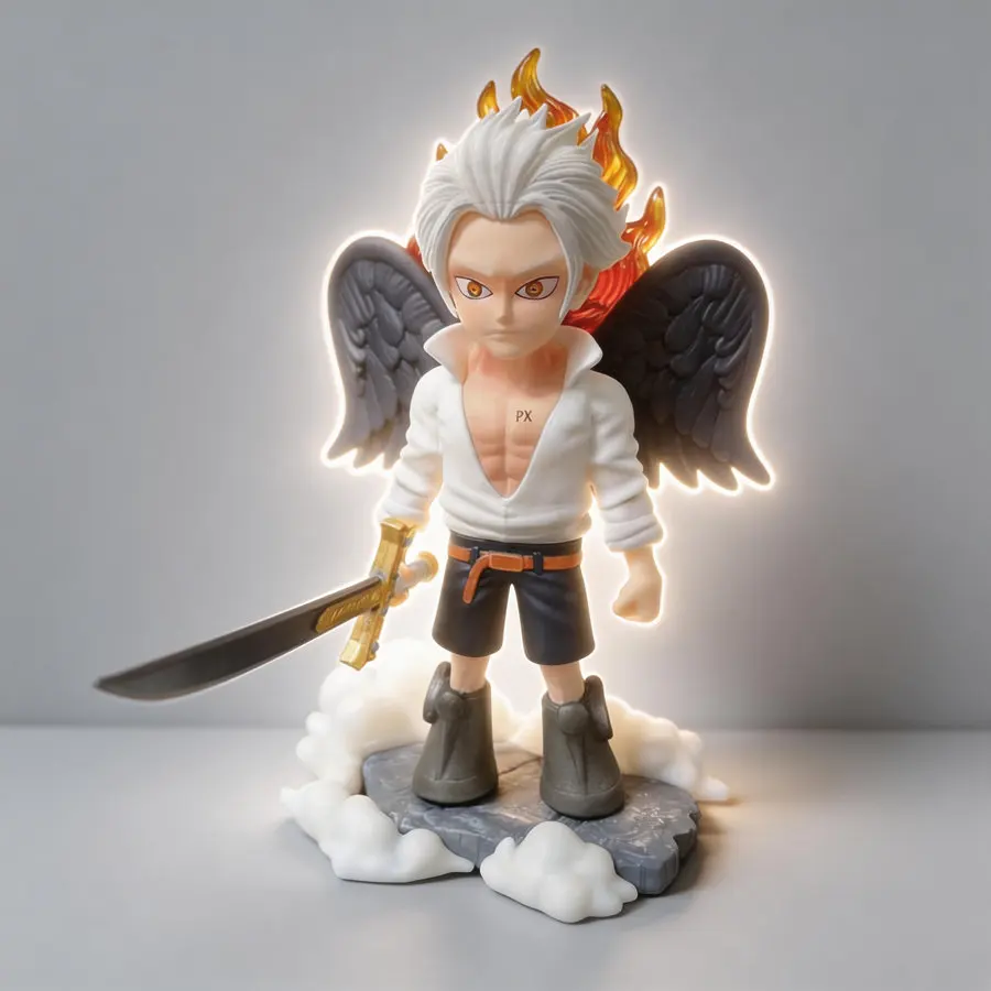 

One Piece Monkey D. Luffy Anime Figure Decoration GK Statue 17cm for Anime Fans Collection Desktop Ornament