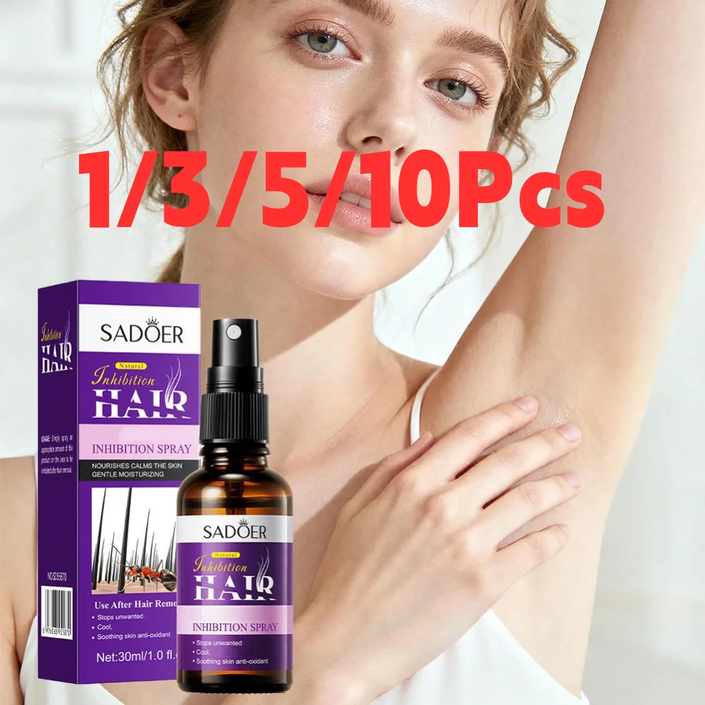 Hair Inhibiting Spray Permanent Depilatory Cream Painless Gently Soothes Nourishes Skin Inhibits Hair Growth in Legs Underarms