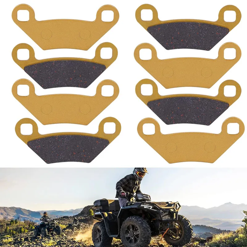 

Front Rear Ceramic Parking Brake Pads FA475 For Polaris Scrambler XP 1000, Sportsman XP850, XP1000, 400, 550, 570, 800 (4 Set)