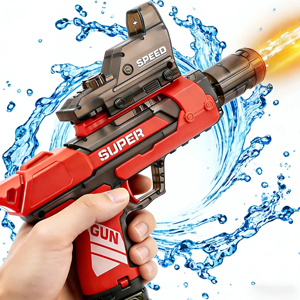 

New Ice Mouse High Pressure Electric Water Gun Toys Summer Outdoor Beach Pool Fight Games M416 Automatic Bursts Watergun Gifts