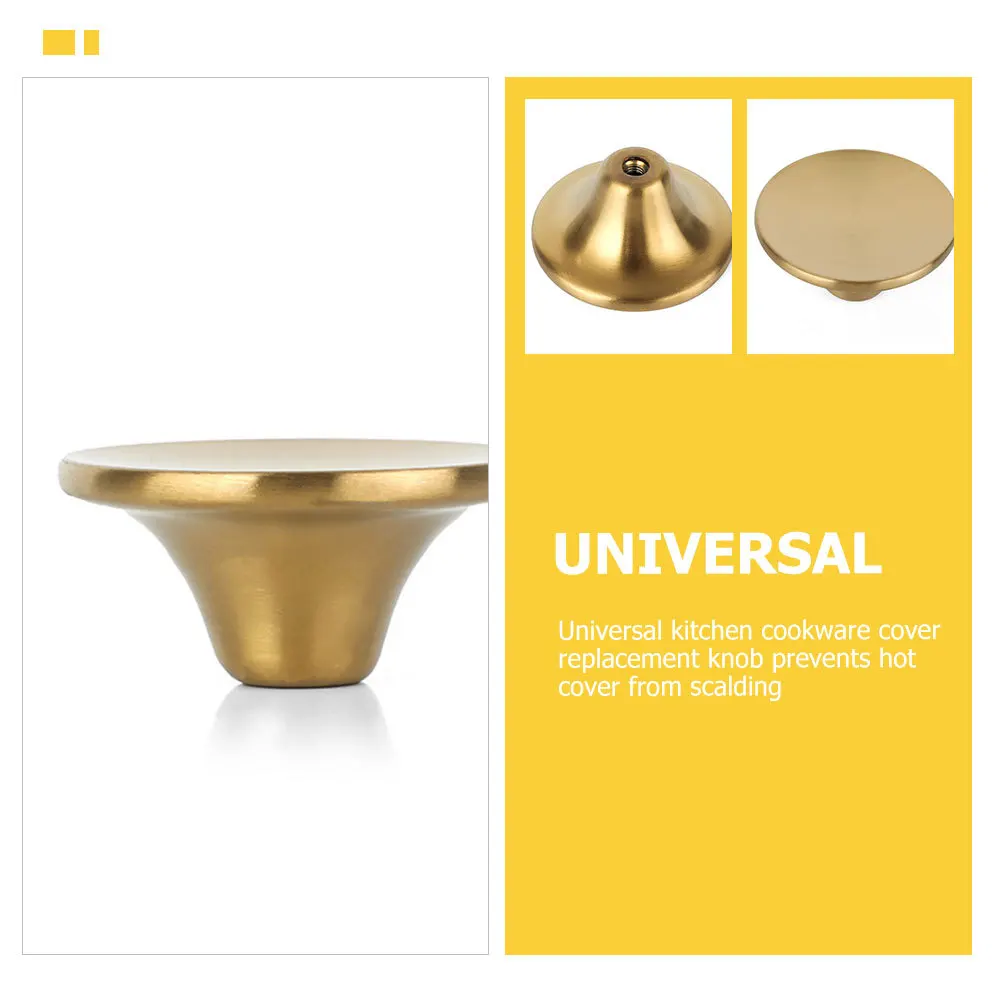 

4Pcs Metal Pot Lid Knobs Universal Replacement Heat Resistant Handles Kitchen Cookware Lid Cover Accessories