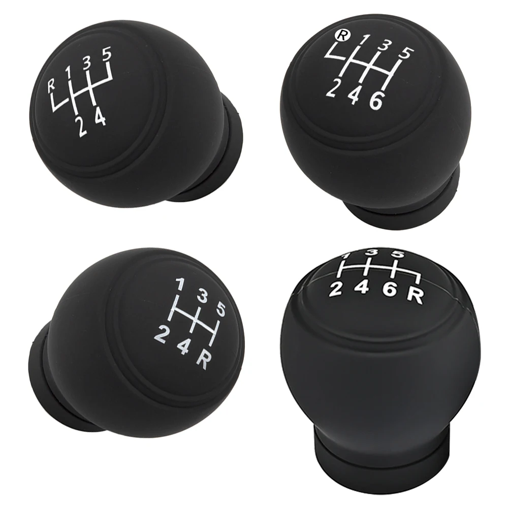 1pc Car Gear Shift Knob Silicone Cover 5/6 Speed R on Right/Left For Most Vehicles For Toyota Peugeot Hyundai Auto Accessory