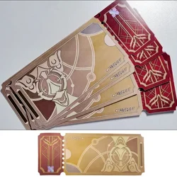 Game Honkai:Star Rail PVC Ticket Cosplay Props Star Rail Pass/Special Pass Paper Bookmark Postcard for Fans Gifts Collections