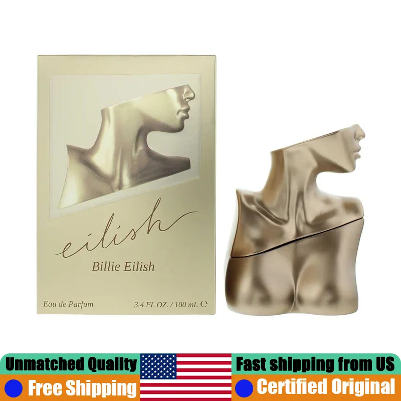 Billie Eilish Eilish Eau de Parfum Spray 3.4 Ounce Premium Pheromones Perfumes 100 ML Lasting Amber Gourmand Perfume for Women