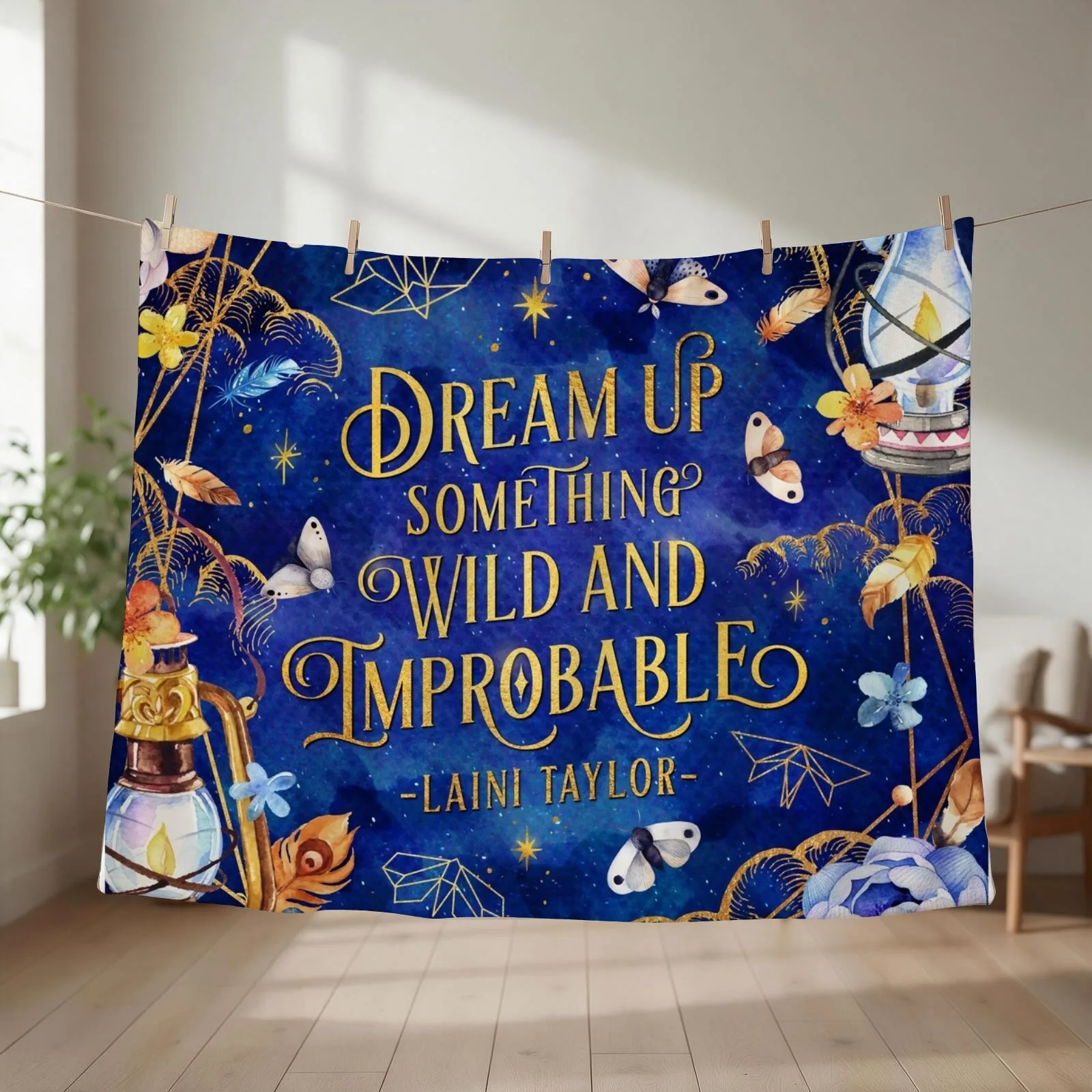 Dream up Throw Blanket couch cozy soft plush fuzzy picnic outdoor blanket