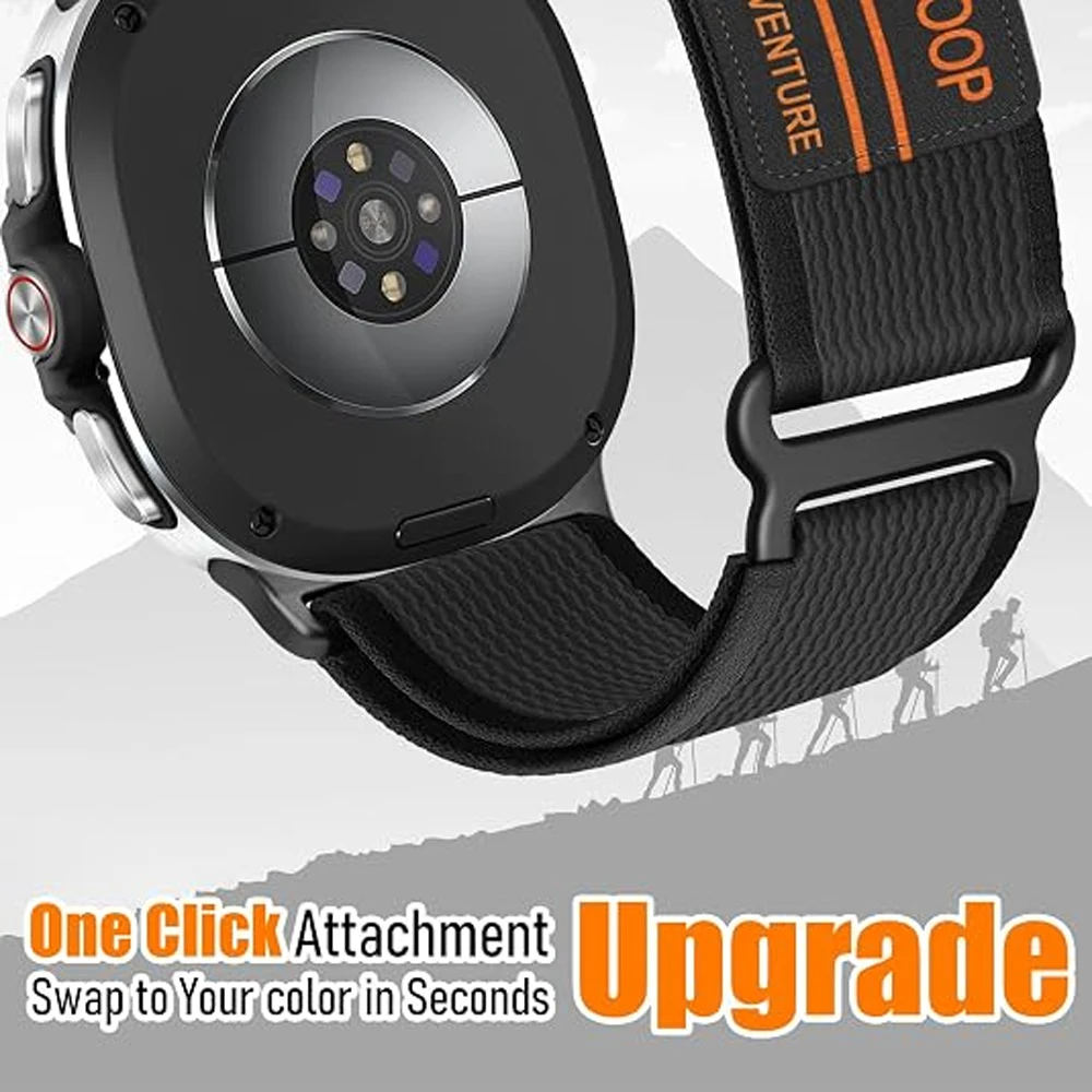 Trail Loop Band für Samsung Galaxy Watch 8 40mm 44mm Robustes Nylon-Sportarmband Correa Galaxy Watch 8 Classic 46mm Armbänder