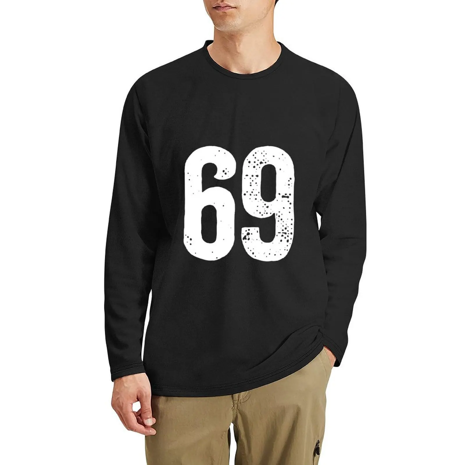 

Number 69 Long T-Shirt plus size tops funny t shirts tees customized t shirts designer t shirt men