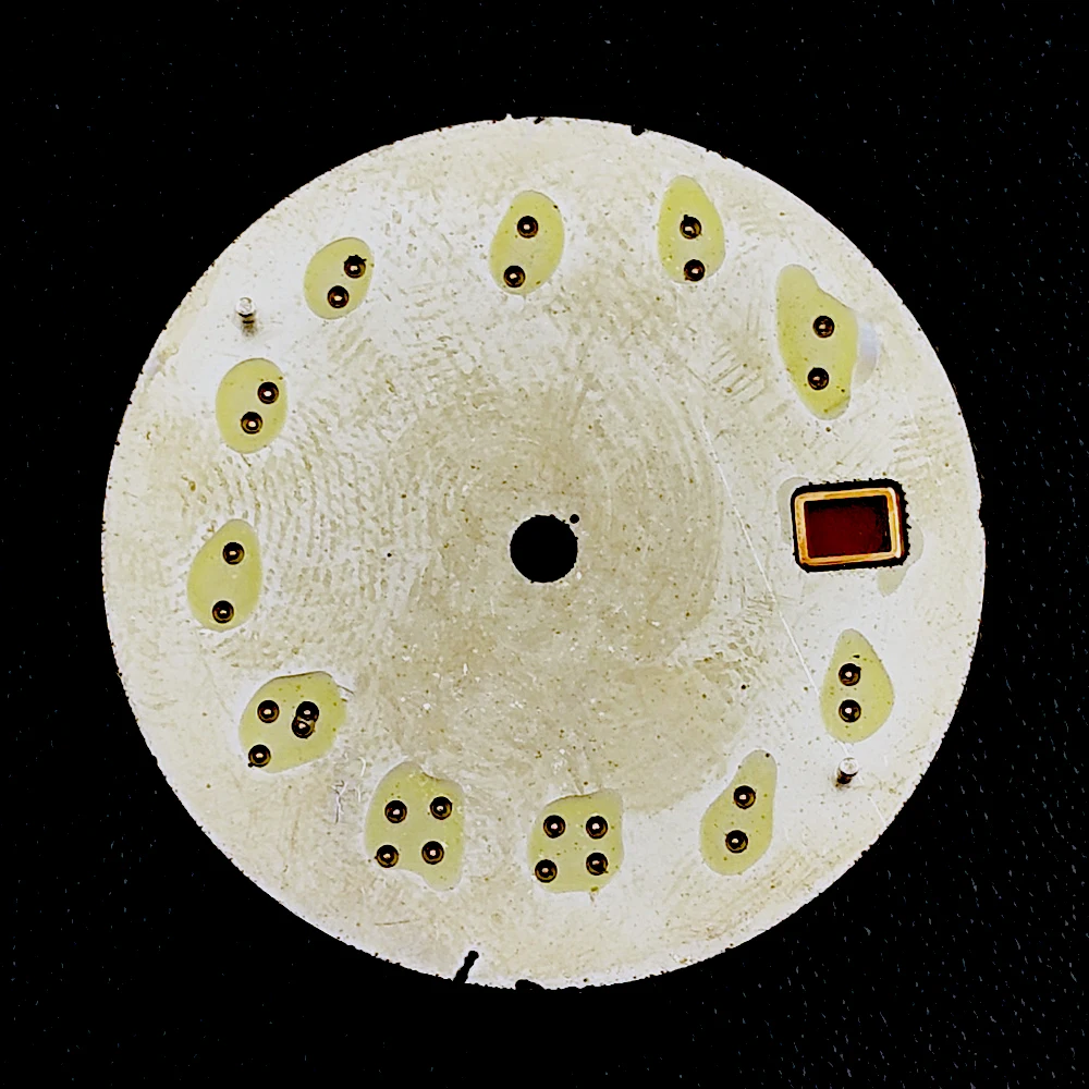 Nh35 dial logotipo personalizado relógio masculino sem mostrador luminoso adequado para acessórios de relógio de movimento nh35