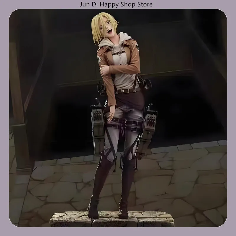 

29cm Attack on Titan Annie Leonhart Standing Pose Anime Figure Model Statue Collection Desktop Decoration Ornament Toy Gift for
