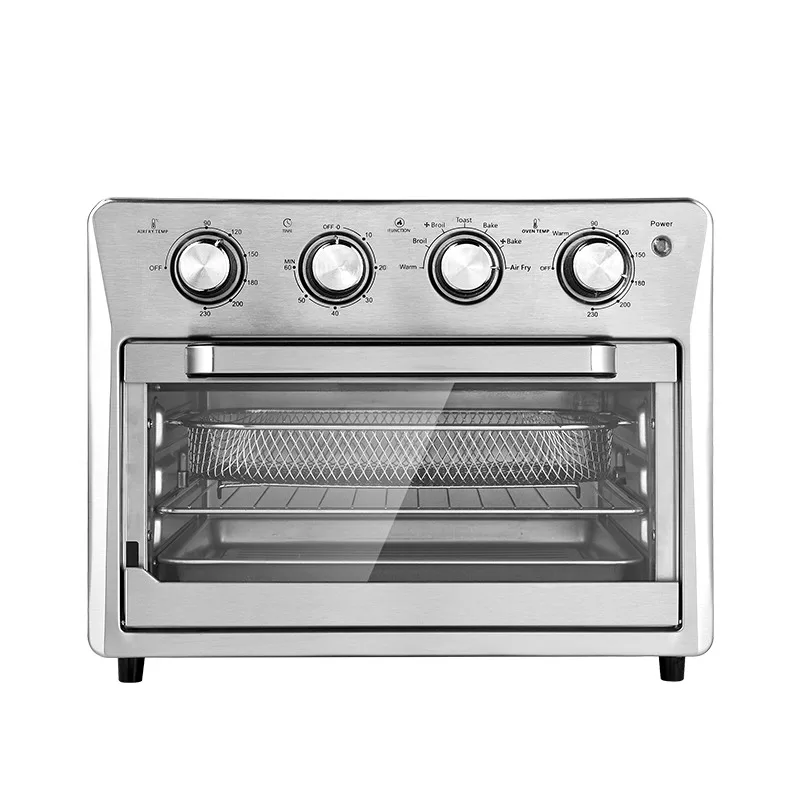 BALASHOV Intelligenter Heißluftfritteuse-Ofen, 26 l, 13 l, große Kapazität, elektrische Heißluftfritteusen, sichtbares Fenster, Haushaltsküche, Fritteuse ohne Öl, EU 220 V 4