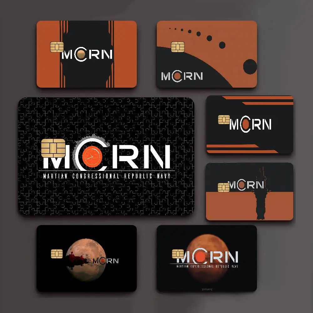 The Expanse MCRN Logo Anmie Sticker Film Skin Cover for Credit Card Debit Bank Card Front