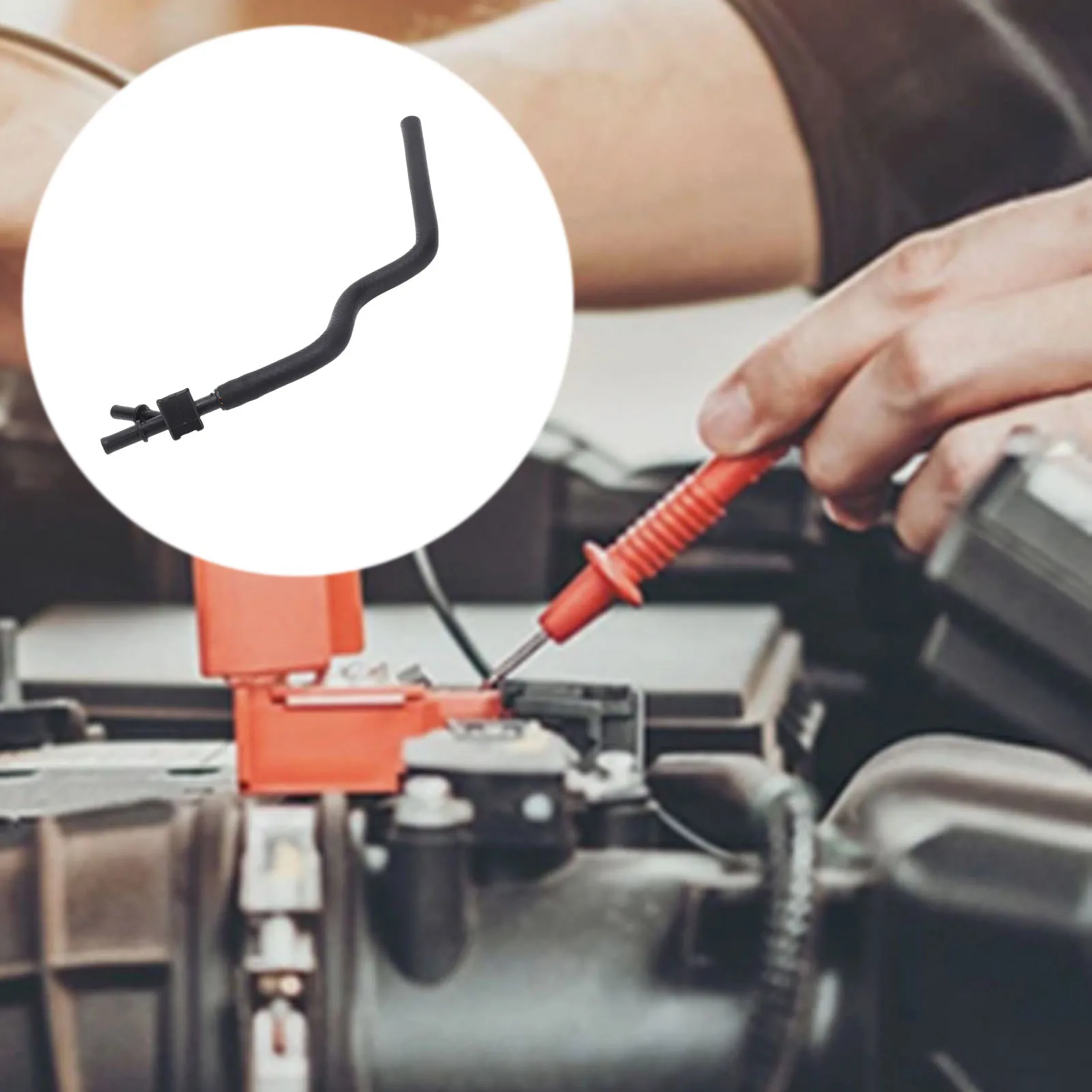 

Engine Radiator Bypass Hose Outlet Engine Coolant Water Bypass Hose 1626437060 Rubber Replacement for V 1.8L 2012