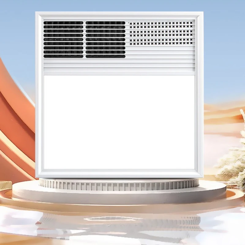 400*400 Recessed Wind Warm Yuba for Integrated Ceiling, Multifunctional Heater with LED Light Digital Display Remote Control