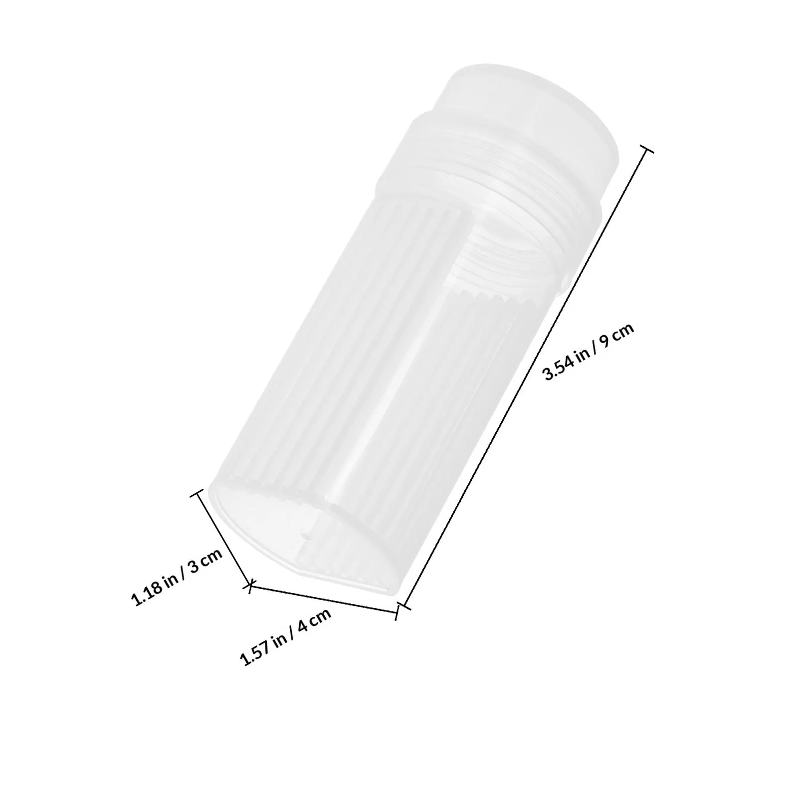 Plastic Pathology Slide Holder Box 5 Slides Secure Mailing Clip Circular Staining Jar Microscope Slide Holder Storage Container