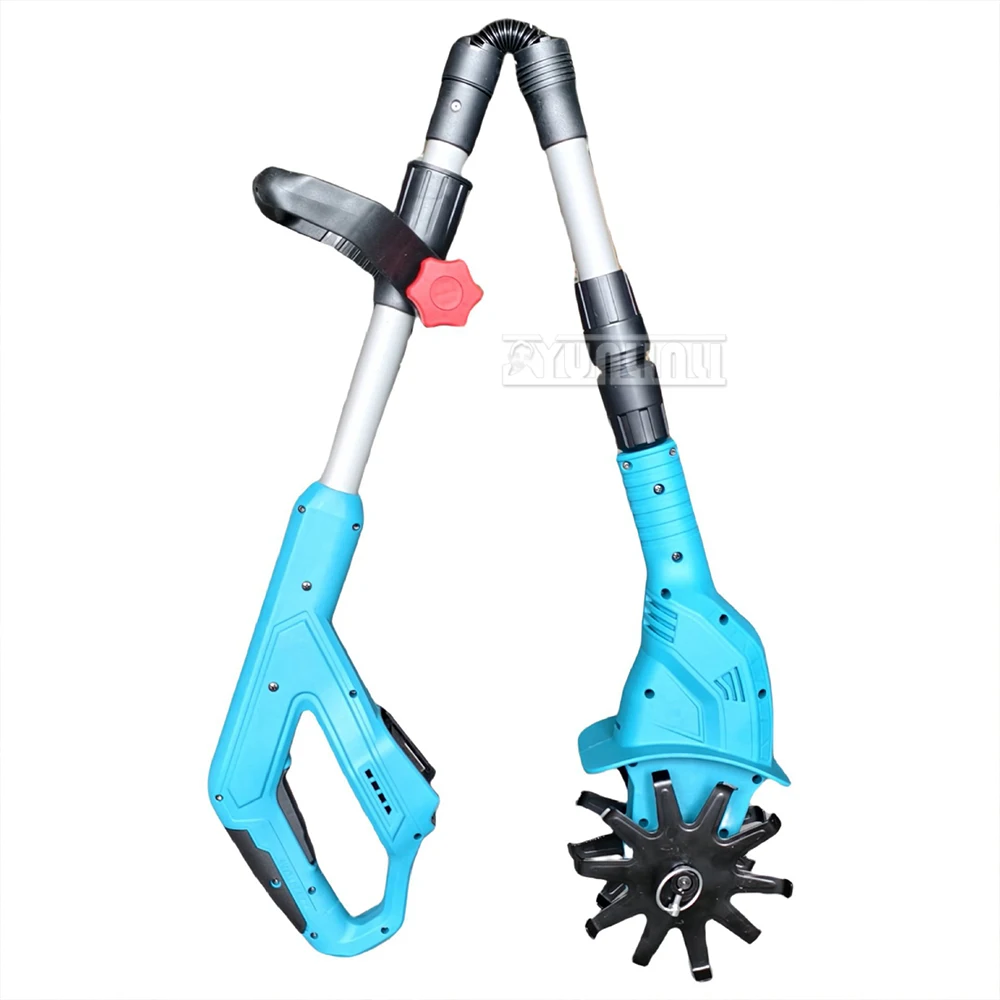 정원 가정용 농업 경운기 토양 준비 도구 휴대용 경운기 전기 회전식 괭이