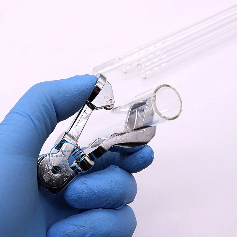 Laboratory Zinc Alloy Glass Test Tube Cutter Glass Rod Cutter with Carbide Roller Blade