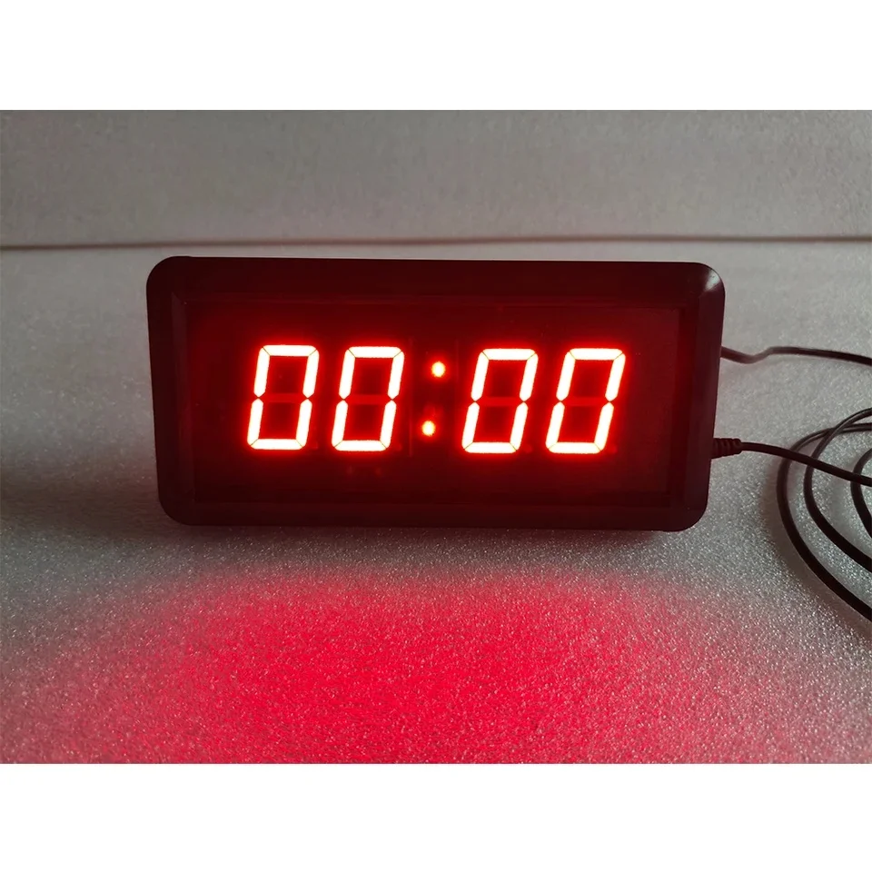 Picture 5: 10 Seconds LED Digital Button Timer Countdown Clock Stopwatch Remote Control Chronometer for School Rush Answer Competition Game