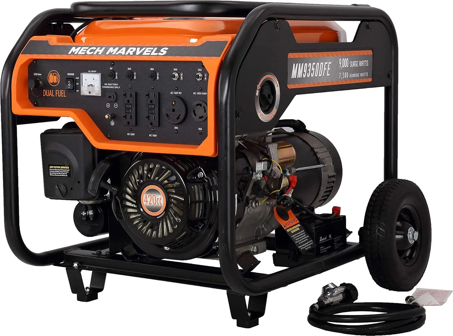 Portable Generator, Orange