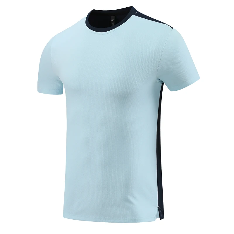 

Stylish Men's Running T-shirt Gym Training Fitness Sports Tees Breathable Quick Drying Jogging Casual Sportswear Outdoor Top