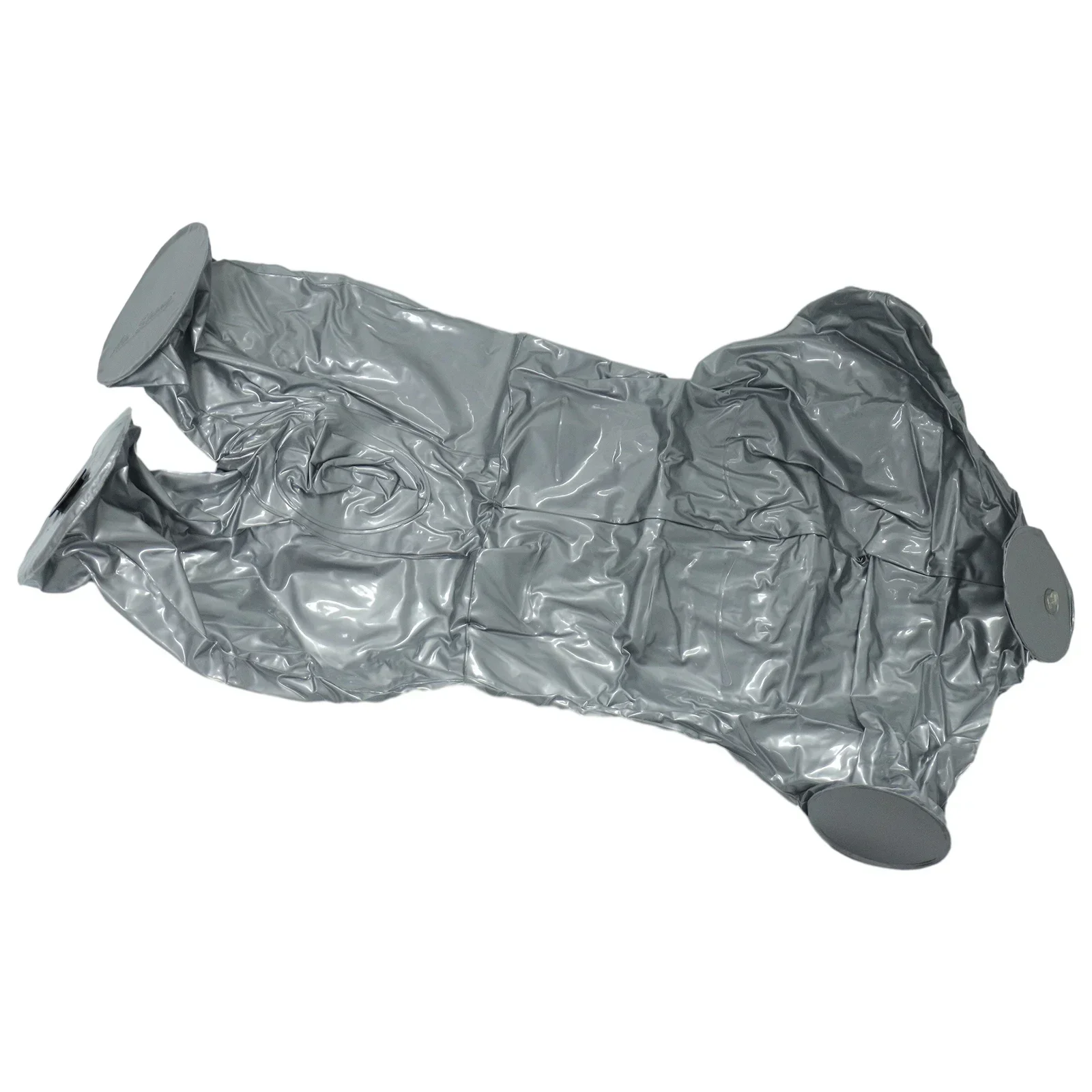 Men\'s Full Body Inflatable Mannequin Silver Whole Body Inflatable Mannequin Dummy Torso Model Fashion RetailDisplay 84cm Height