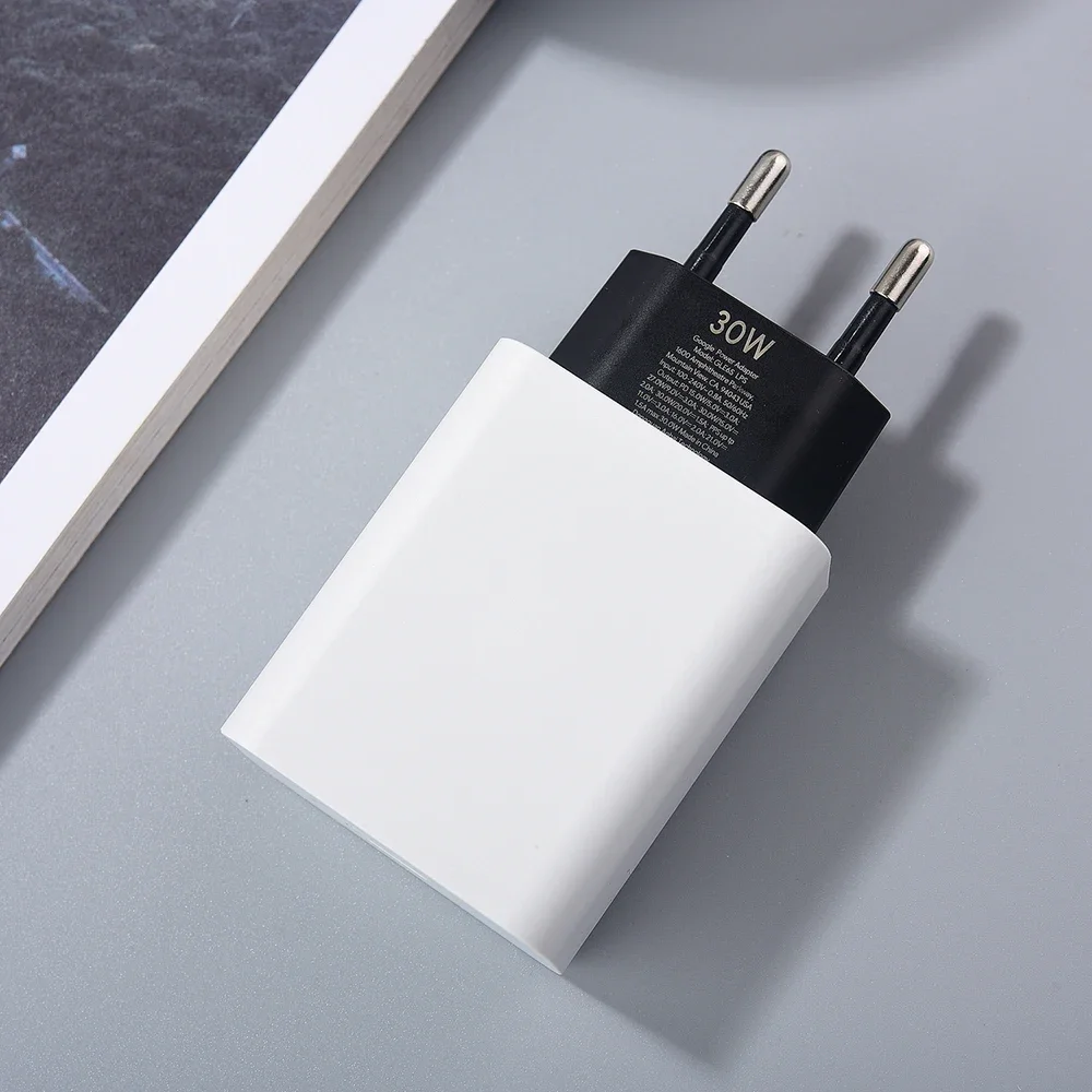 30W USB-C Charger for Google Pixel 9A 8A 7A 6A 5 PD Fast Wall Charging Adapter Compatible With USB-C Devices 1M USB C to C Cable image 3