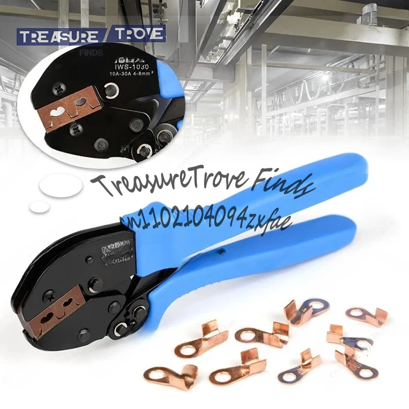 

IWISS IWS-510/1030/20100/0560B/5100A/0546B/16/10WF HX-26B Обжимные клещи с открытым носом, медные алюминиевые клещи с носовыми клеммами 5-100A