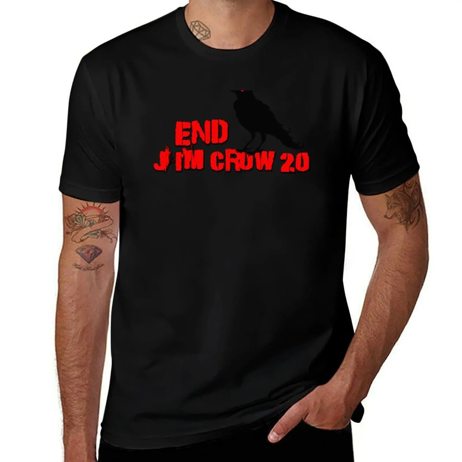 

END Jim Crow 2.0 T-Shirt essential t shirt kawaii clothes plus sizes anime figures cotton t shirt men