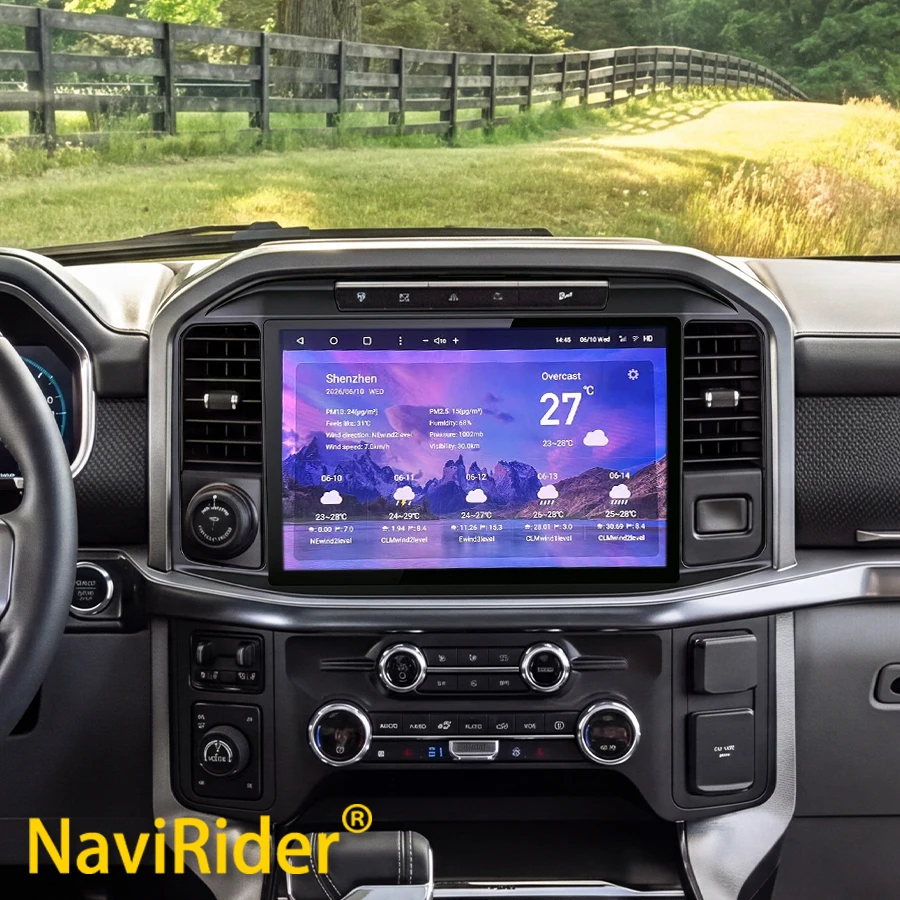 For Ford F150 2021-2025 Stereo Navigation Multimedia Video Player Car Radio Carplay Android Auto Touch Screen 8+256GB Head Unit