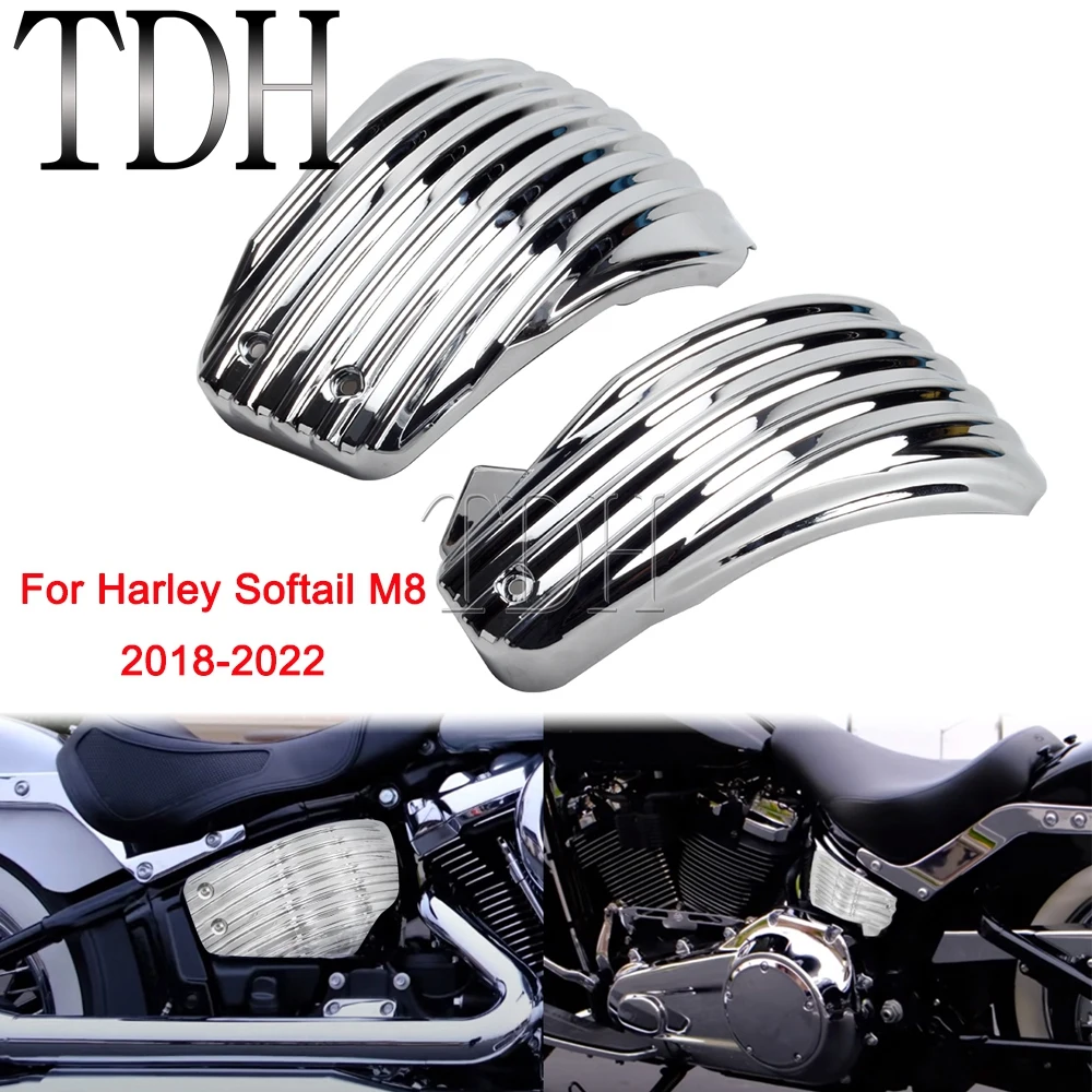 For Harley Softail M8 Deluxe Heritage Classic Low Rider Slim Standard Street Bob 2018-22 Strip Battery Side Fairing Cover Panel