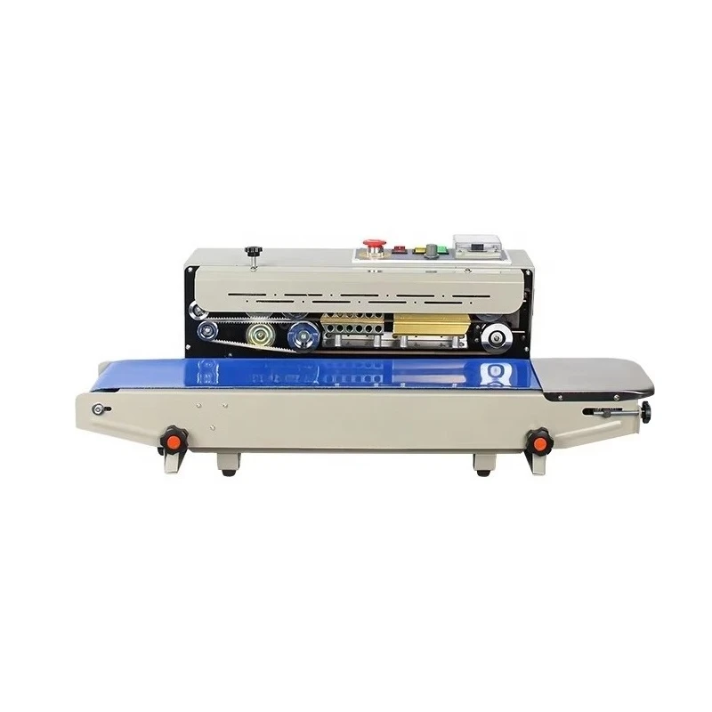 2025 الصين وصول جديد FR-900 المحمولة آلة ختم الشريط الأفقي المستمر حقيبة السدادة الحرارة ختم Mhine