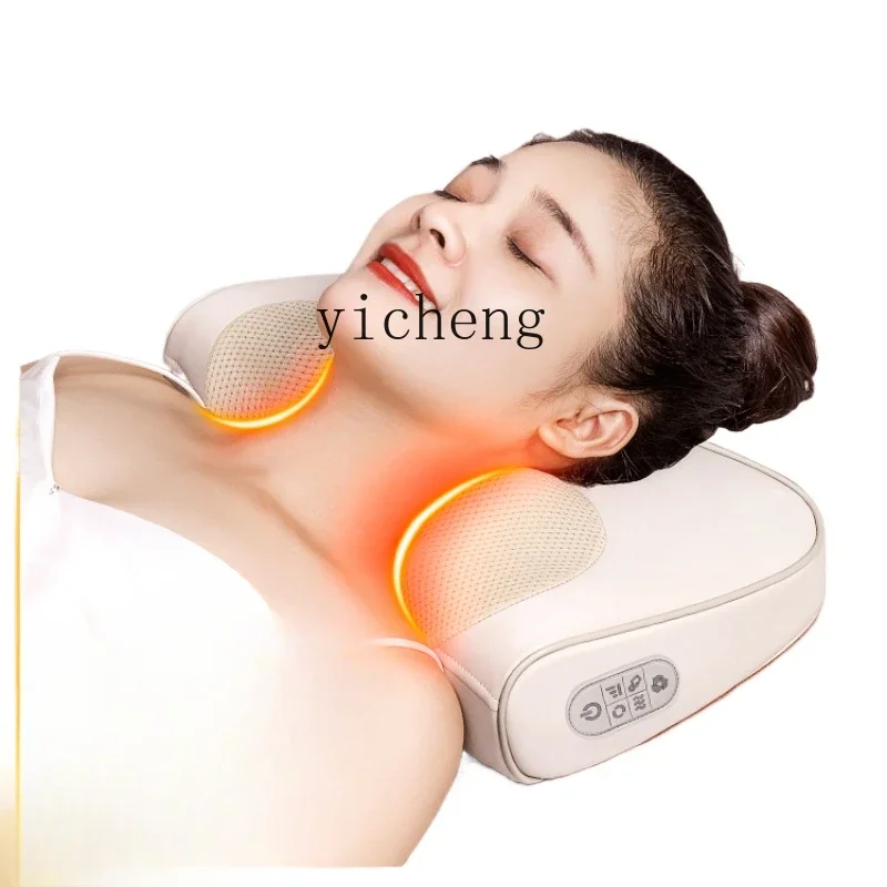 Neck Massager Back Multifunctional Lumbar Cushion Shoulder Neck Kneading Pillow Massage Instrument