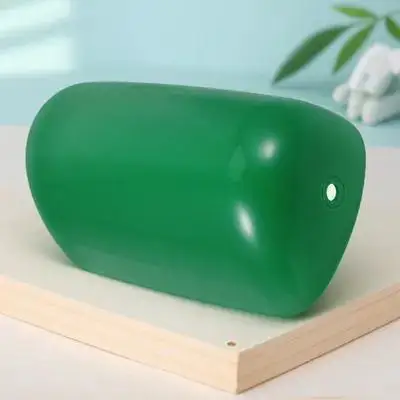 

1pc Retro Bankers Lampshade Plastic Green Replacement Cover For Table Desk Floor Lamp Vintage Shade Indoor Lighting Fixture