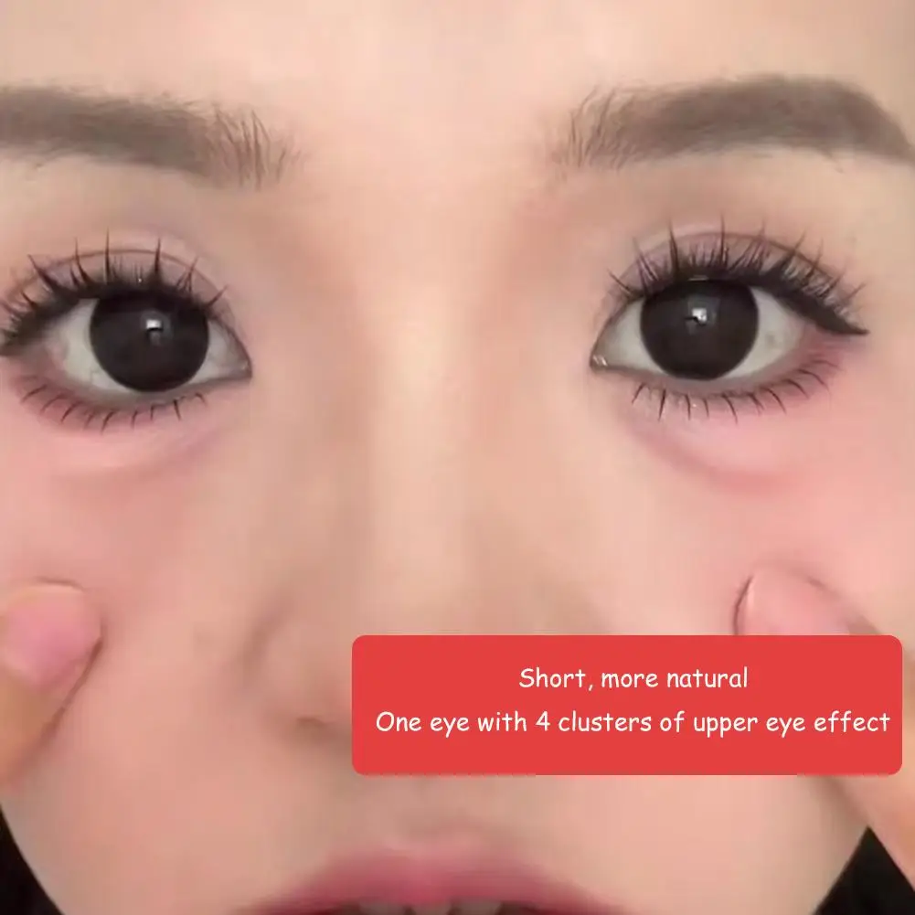 

New Lower Eyelash Glue Free Segmented Natural Clusters Thin Band Fairy Eyelashes Extension Eye makeup Tool For Women