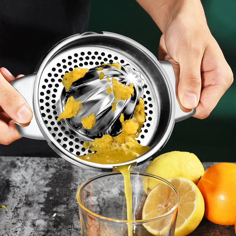 Gold 304 Stainless steel lemon Juicer Squeezer Manual Fruit Juicer Orange Juice maker Portable Metal Citrus Juicer Kitchen Tools