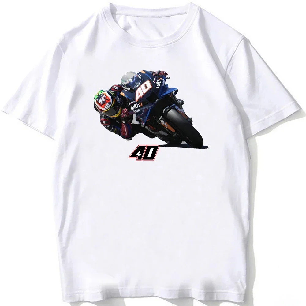 

Darryn Binder 40 GP Riding T-Shirt New Summer Men Short Sleeve Hip Hop Sport Boy Casual White Tops Mans Motorcycle Rider Tees