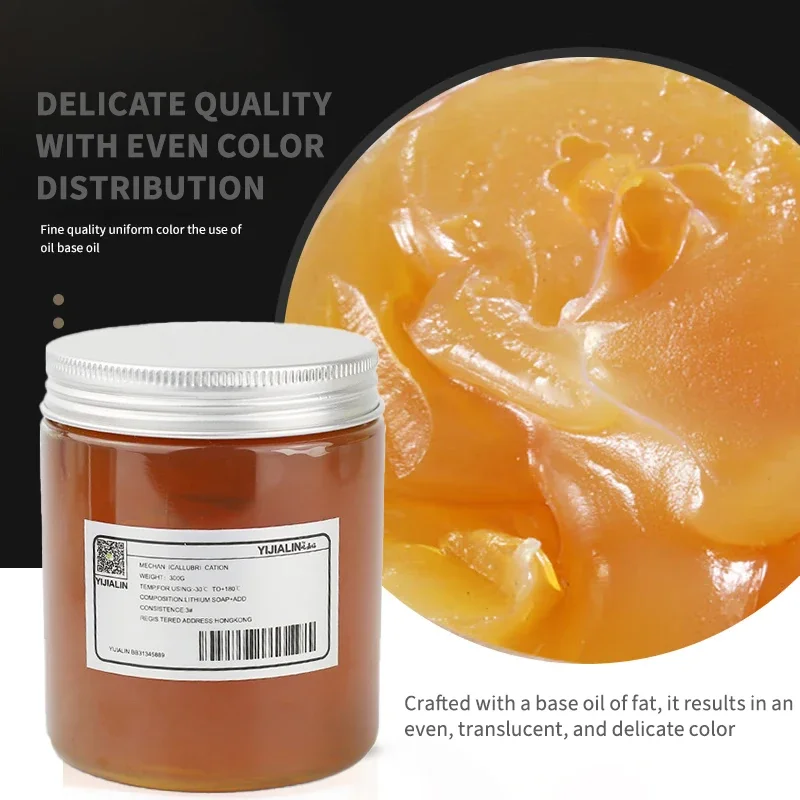 300g Automotive Grease Waterproof Lubricant High Temp Grease Wheel Bearing Grease for Automobile Hub Bearings Metal Surfaces