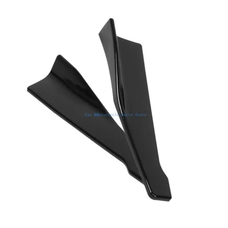 Y9UC Car Side Skirt Extensions with Screws Easy Install Car Corner Bumper Guards Car Spare Part for Rear Bumper Protections