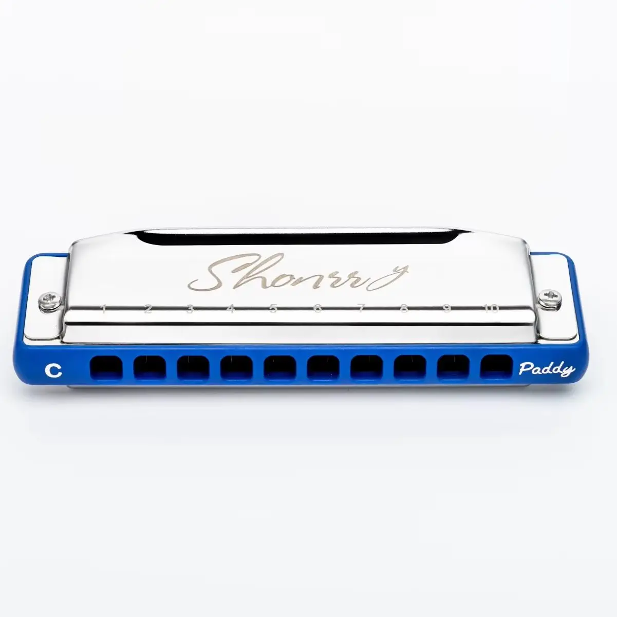 EASTTOP T009 2.0 Key of C New Blue Color Harmonica Brass Reedplates Phosphor Bronze Reeds Diatonic Blues Harp Good Harmonica