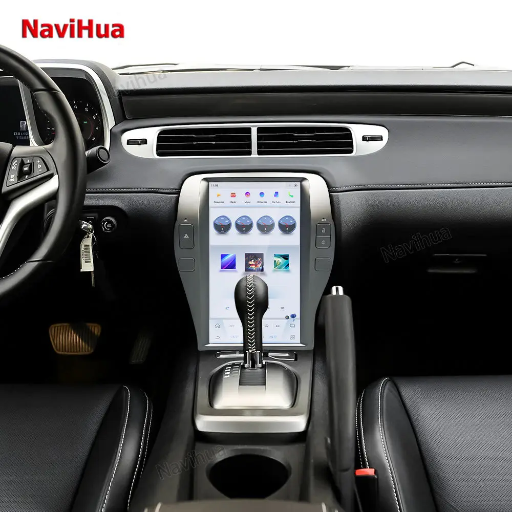 

Вертикальный головной прибор Navihua Android, обновление радио в стиле Tesla для Chevrolet Camaro 2011-2015, автомобильная мультимедийная навигация CarPlay