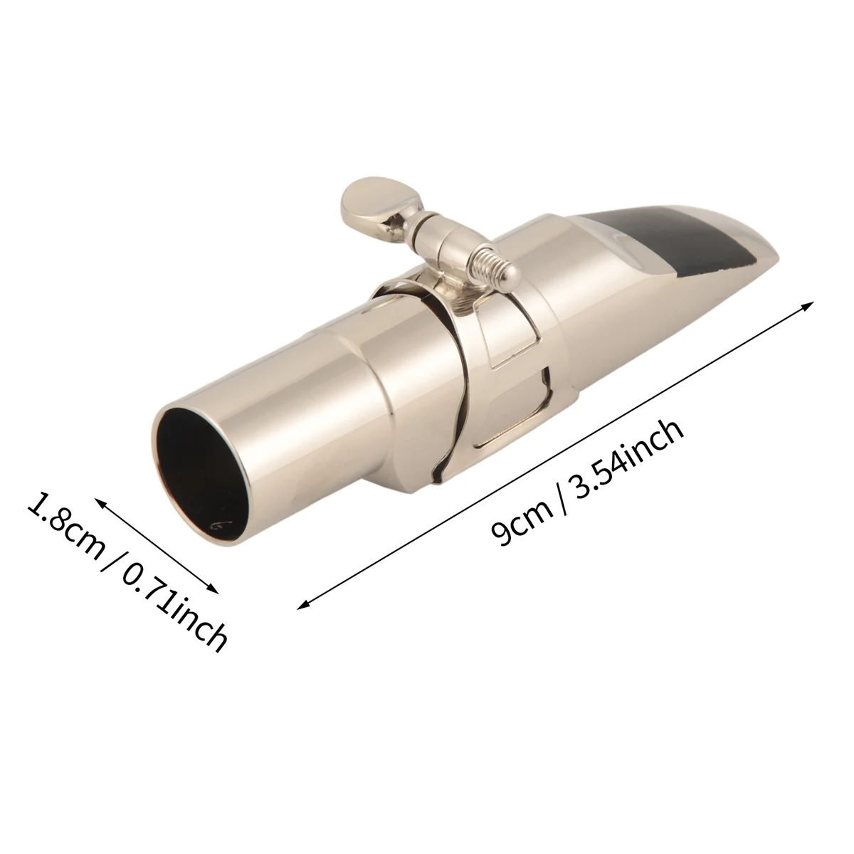 

2525+ серебряный мундштук для альт-саксофона, никелированная медь, размер рота для саксофона 6c 7c для классической джазовой музыки