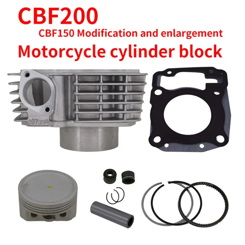 

Motorcycle Cylinder Kit Big Bore 63.5mm 65.5mm For Honda XR150 CBF150 Upgrade 185cc 200cc Modified Direct Replacement