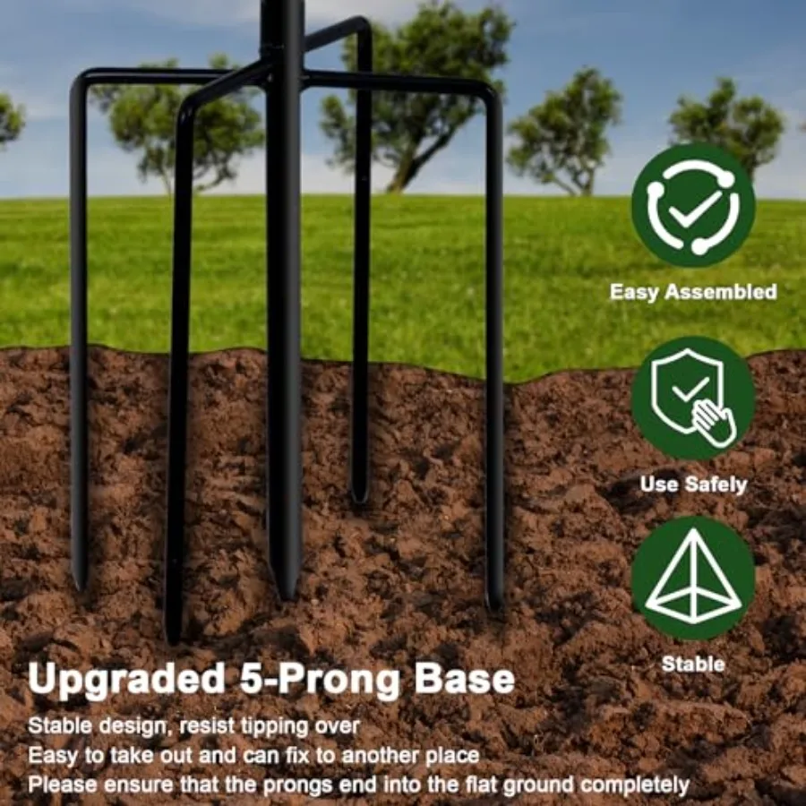 【Spot goods】Small Metal Bird Bath for Outside 8" Dia Bowl Bird Baths Feeder Bowl for Outdoors Standing Birdbaths and Birdfeeder view 5