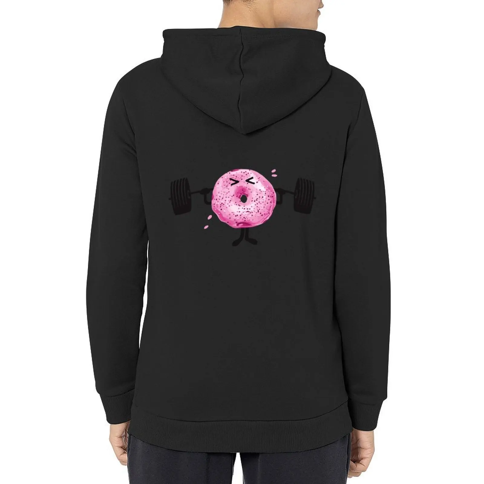 

Donut Fitness Hoodie male clothes graphic t shirts men autumn jacket men men clothing hoodies for high quality