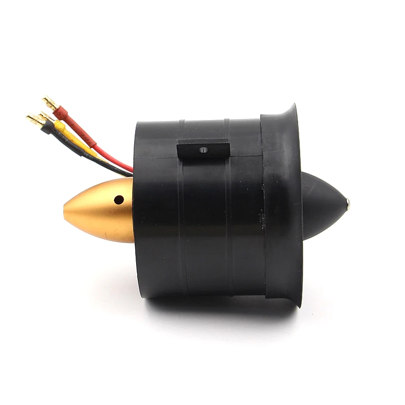 12 łopatek 70MM wentylator kanałowy z 3 ~ 4S Lipo 2839 2600KV bezszczotkowy silnik 3.5mm bananowy zestaw słuchawkowy do dronów RC FPV akcesoria DIY